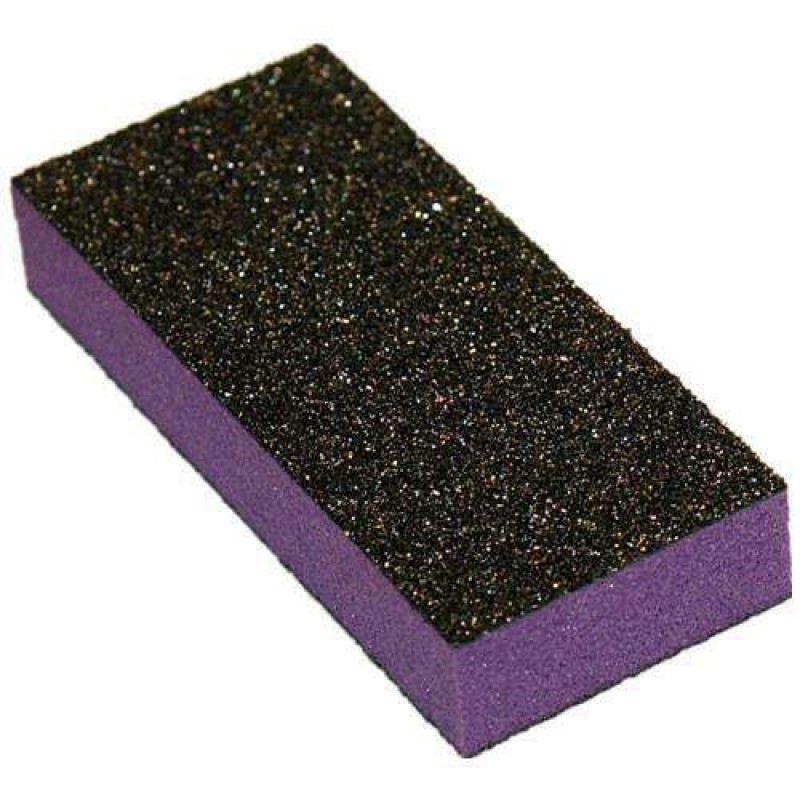 Cre8tion Buffer 2-Way Purple Foam, Black Grit 60.100, 500 pcs/box, 06022